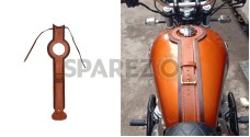 Royal Enfield Interceptor 650 Fuel Gas Petrol Tank Belt Brown Tan Color - SPAREZO